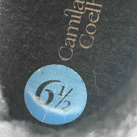 Camila Coelho Bastion Leopard Velcro Closure Sneakers Size 6.5 Vegan Pony Hair - Picture 7 of 14